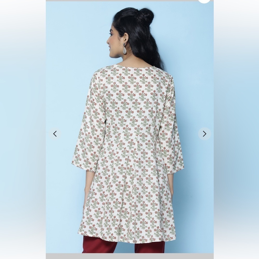 Biba floral dress short kurti Size 42 - Picture 4 of 11